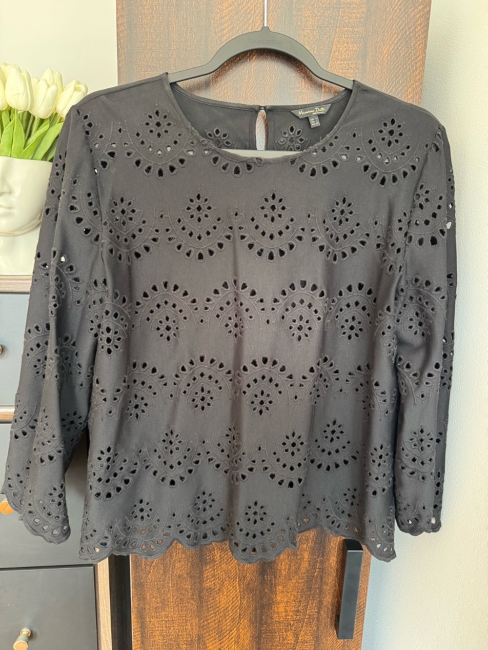 Massimo Dutti Black Blouse
